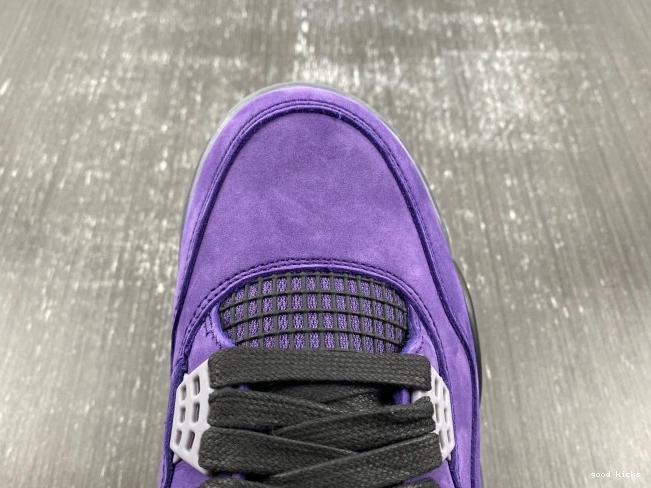 Cheap Suede Jordan Travis Air x Purple Scott 4 0714